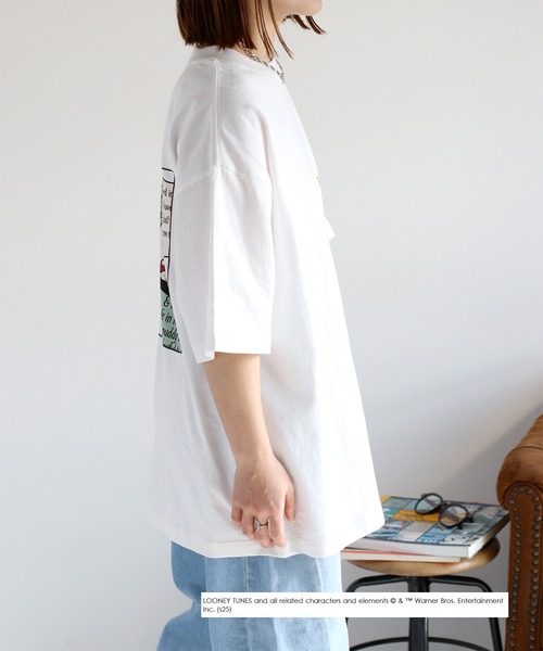 トゥウィーティー tシャツ 「TWEETY」カジュアルロゴTシャツ