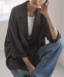ANGIE ジャケット テーラードジャケット シアー レディース