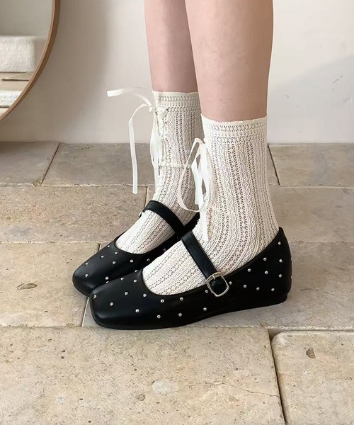 良品 Dior ディオール メリージェーン ドット パンプス バレエ ドレス 良品 Dior ディオール メリージェーン ドット パンプス バレエ ドレス