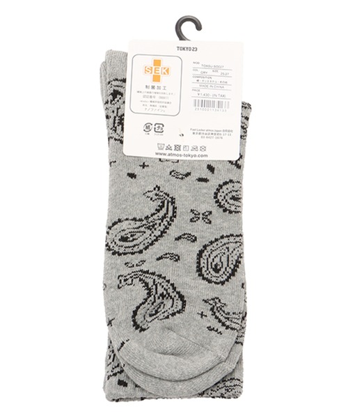 TOKYO 23 靴下 TOKYO 23 Paisley Socks / トウキョウ 23 ペイズリー
