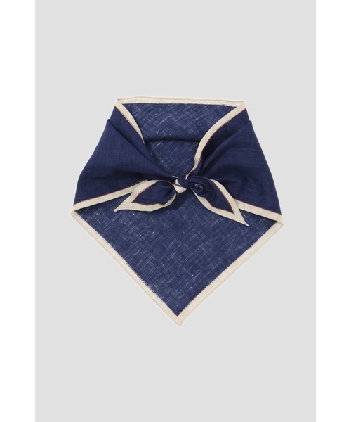 MARGARET HOWELL 水色 マフラー MARGARET HOWELL ストール マフラー FINE LINEN SCARF