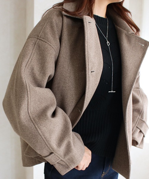 「Social GIRL」 コート M アイボリー レディース_画像2