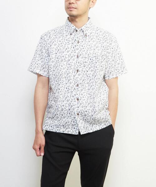 MEN'S MELROSE シャツ 「限定展開」オキナワシャツ | ワッフルサッカー