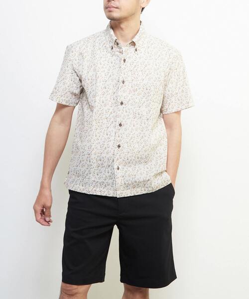 MEN'S MELROSE シャツ 「限定展開」オキナワシャツ | ワッフルサッカー MEN'S MELROSE シャツ 「限定展開」オキナワシャツ | ワッフルサッカー