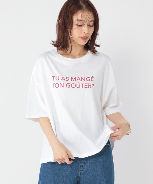 tシャツ S179 TS ロゴTシャツ レディース S179 TS ロゴTシャツ ｜agnès b. FEMME（ファム）｜アニエスベー