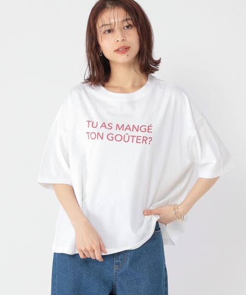 studio CLIP tシャツ アソートカラーロゴTシャツ レディース