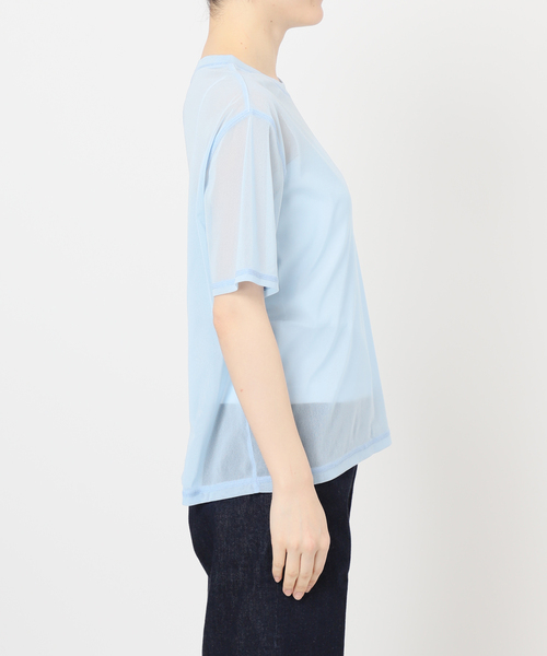 tシャツ ノーブルスムース バックシャンプルオーバー レディース AMERICAN HOLIC tシャツ 接触冷感スムースニュアンスロングプル