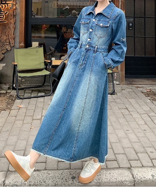 GUCCI ベルト付きデニムワンピース FAVORITO ワンピース ポケット付きデニムワンピース : ZOZOTOWN Yahoo