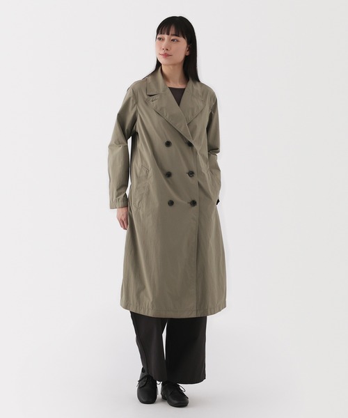 無印良品 「無印良品」 トレンチコート L ダークネイビー