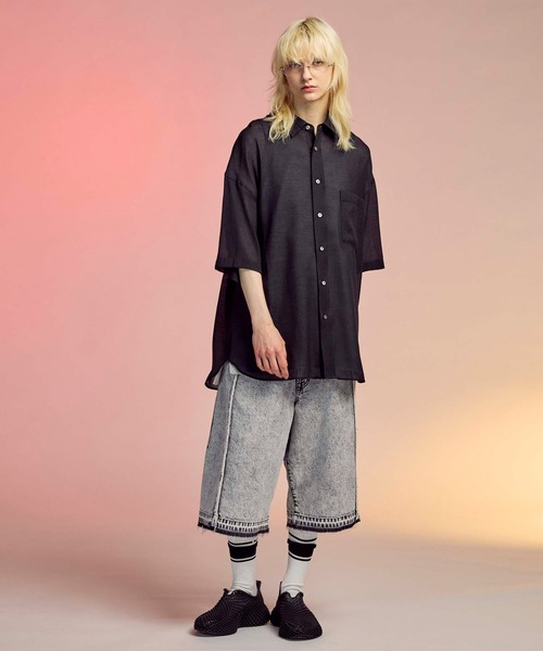 MAISON SPECIAL ジーンズ 「UNISEX」Prime-Wide Denim Shorts