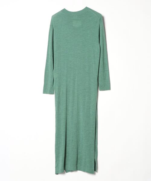 「IENA LA BOUCLE」 ニットワンピース - グリーン レディース_画像2