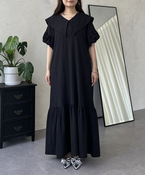 prose verse（プロズヴェール） ワンピース バルーンスリーブセーラー