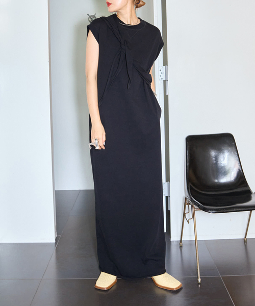 CITYSHOP ワンピース CUT DRESS with SCARF：ワンピース