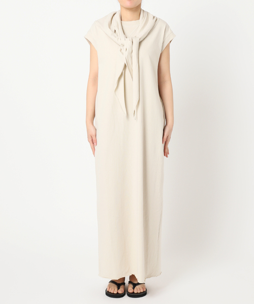 CITYSHOP　CUT DRESS with SCARF：ワンピース　38 CUT DRESS with SCARF：ワンピース（ワンピース）｜CITYSHOP