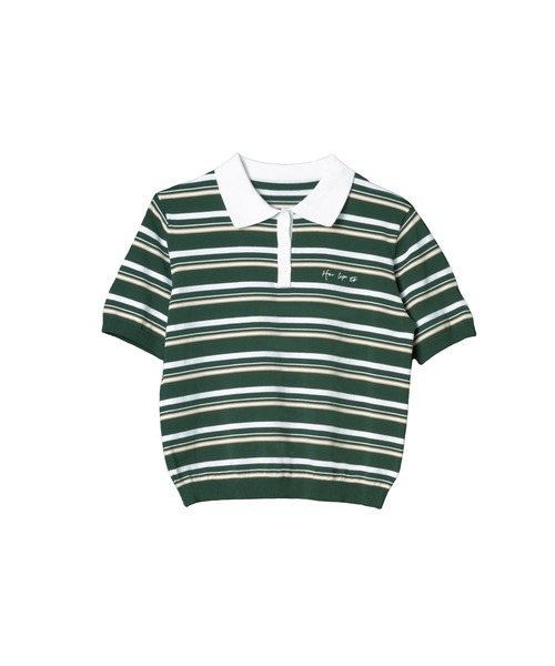 トップス Herlipto Laurel Emblem Polo Shirt Laurel Wreath Embroidered Short Sleeve Polo Shirts Classic