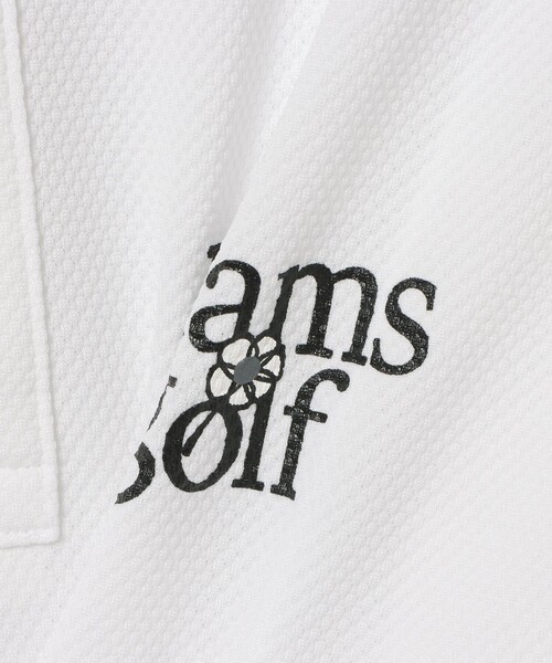 BEAMS GOLF 「BEAMS GOLF」 半袖ポロシャツ L ホワイト メンズ