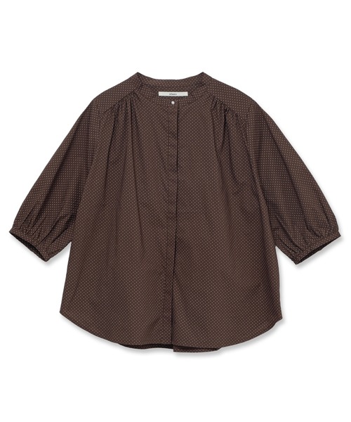 未使用 Nimes パールボタンチェックシャツ NIMES ブラウス シャツ パールボタンサマーブラウス レディース