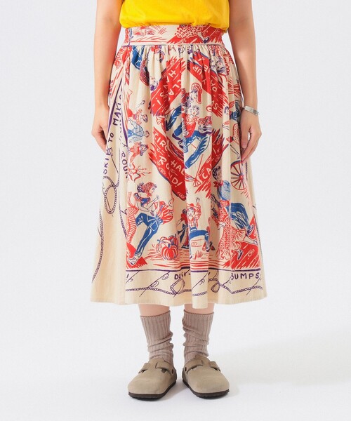 ＊新品タグ付＊BEAMS BOY 【別注】BINDU / ウエスタン スカート 新品タグ付＊BEAMS BOY 【別注】BINDU / ウエスタン スカート