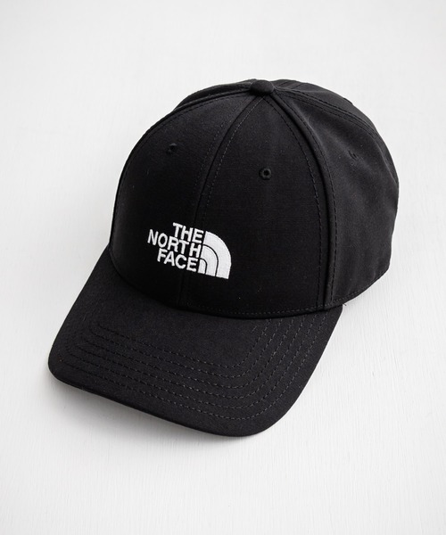 【希少品】ノースフェイスTHE NORTH FACE ブラック キャップ 帽子 THE NORTH FACE キャップ 帽子 ザ・ノースフェイス RECYCLED 66