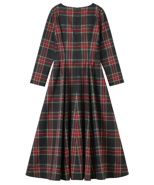 ワンピース Vネックタータンチェックワンピース : ZOZOTOWN Yahoo!店