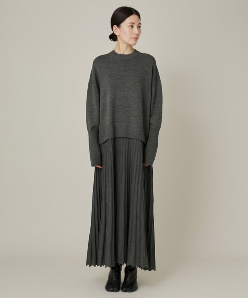 Curensology（カレンソロジー） ニットワンピース 38 ブラック