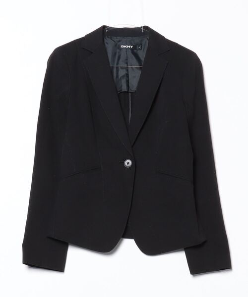 DKNY 「DKNY」 テーラードジャケット 4 ブラック レディース