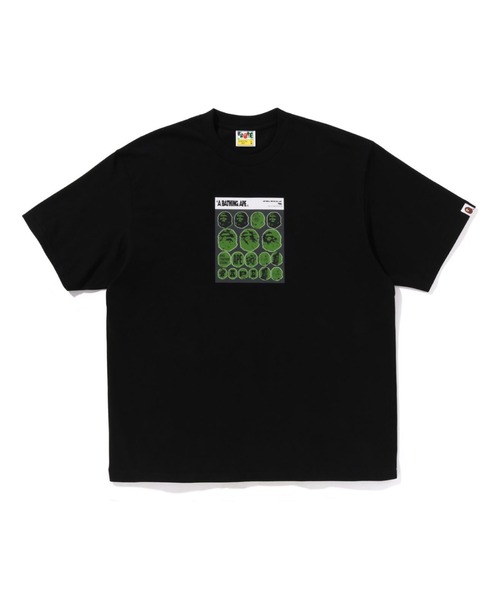 A BATHING APE tシャツ BAPE STICKER GRAPHIC RELAXED FIT TEE