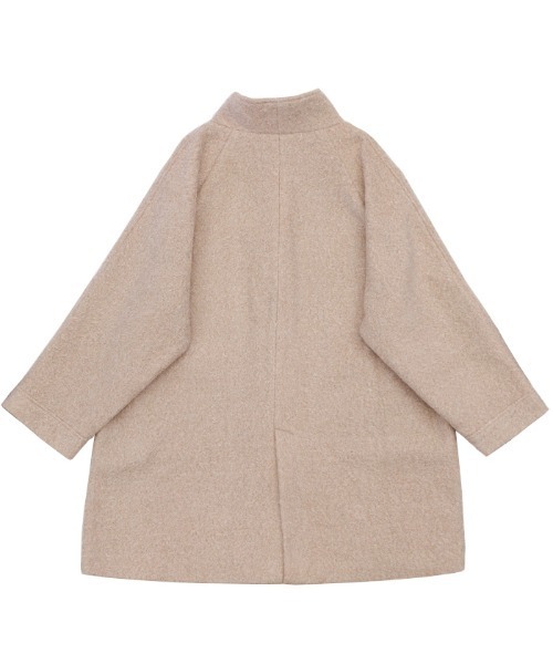 select MOCA by son」 ノーカラーコート FREE グレー レディース