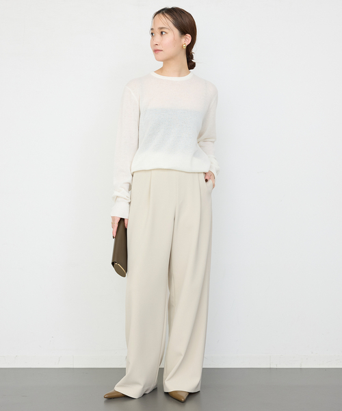 【人気☆Deuxieme Classe】ベージュ　パンツ　サイズ38 Deuxieme Classe 「Deuxieme Classe」 イージーパンツ 38