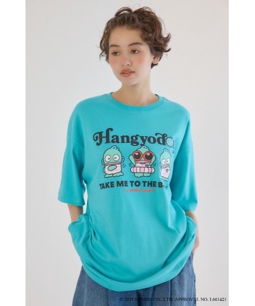 サンリオ - ハンギョドン　 Tシャツ　XL ドーシア　カフェコラボ　サンリオ ハンギョドン Tシャツ XL ドーシア カフェコラボ サンリオ