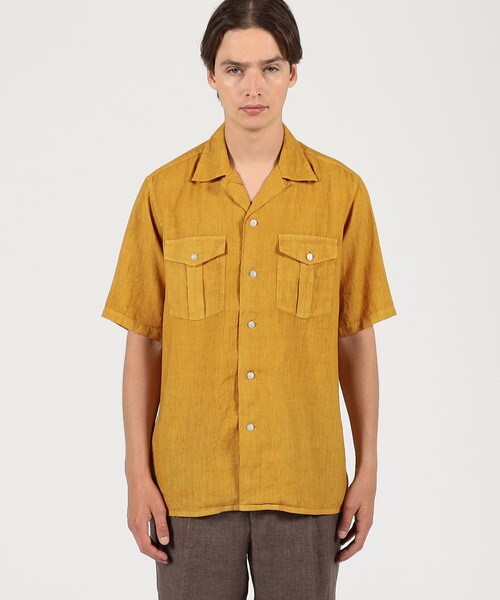 Tomorrowメンズシャツ2着、テーラーバッグ3点おまとめセット TOMORROWLAND（トゥモローランド） シャツ リネン ダブルポケット