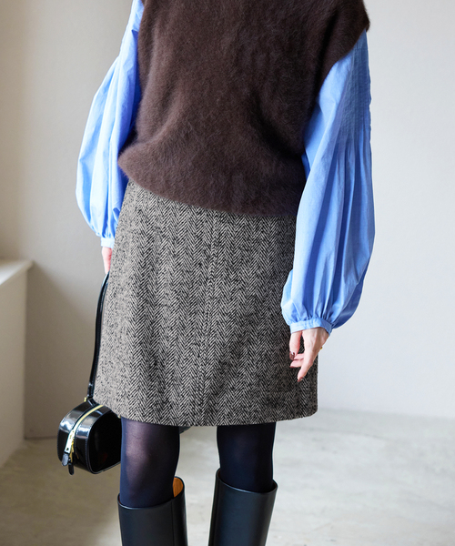 SLOBE IENA ツイードミニスカート SLOBE IENA スカート ツイードミニスカート : ZOZOTOWN Yahoo!店