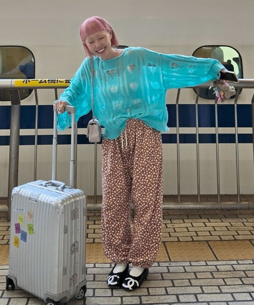 Alley Tokyo ニット セーター 「リバイバル」ハートダメージニット