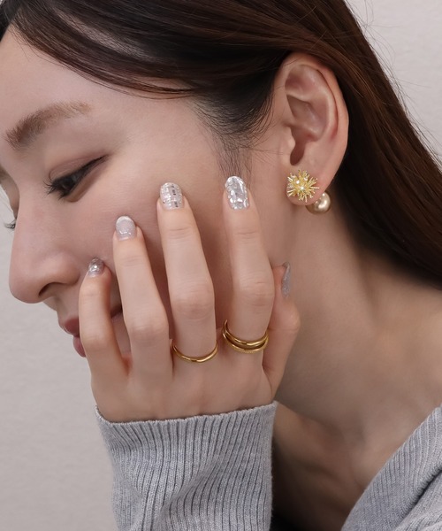 blackdia ocean（ブラックダイヤオーシャン） ピアス スパークル
