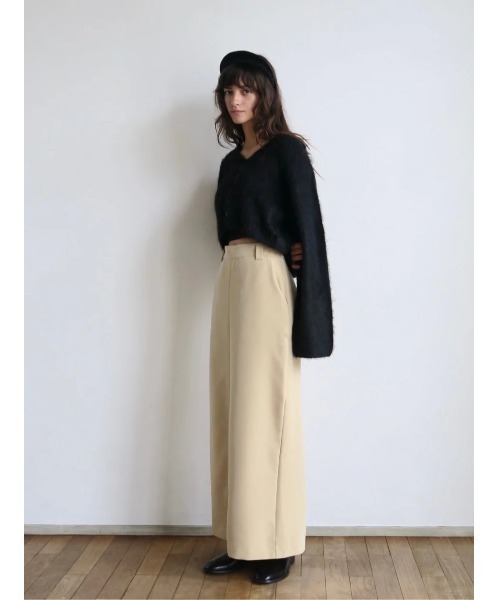 miies miim（ミーエスミーム） スカート straight maxi skirt