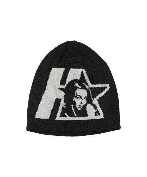 HYSTERIC GLAMOUR ニット帽 ニットキャップ STAR WOMAN ビーニー