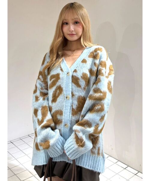 CALNAMUR（カルナムール） ニット セーター レオパードヘアリー