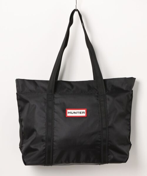 HUNTER ブラック トートバッグ HUNTER（ハンター） トートバッグ ORIGINAL ESSENTIAL MEDIUM TOTE