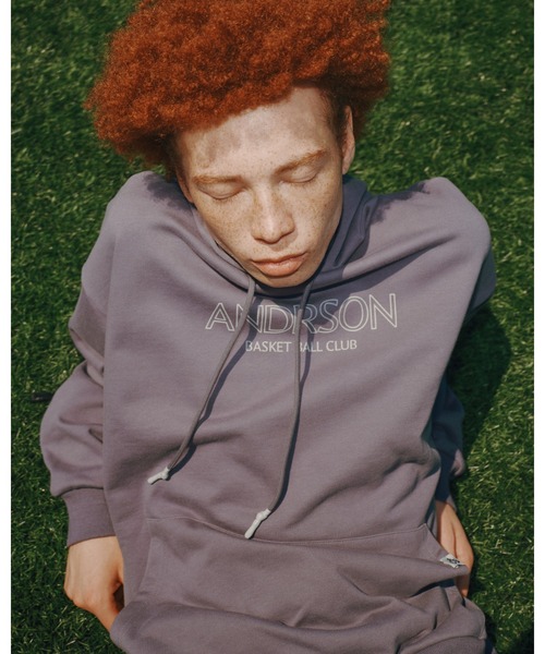 ＆RSON（アンダーソン） パーカー STANDARD LOGO HOODIE メンズ 