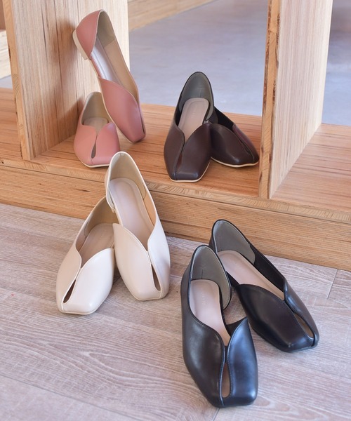 「BITTOKO」 フラットパンプス SMALL ライトベージュ レディース_画像5