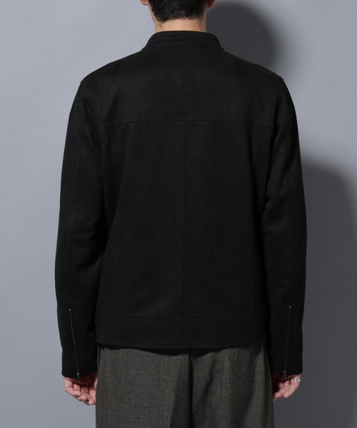 NANO universe（ナノ・ユニバース） 革ジャン ライダース フェイク