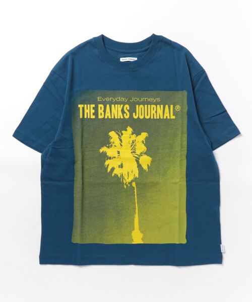 「BANKS」 半袖Tシャツ SMALL ブルー メンズ_画像4