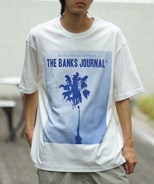 「BANKS」 半袖Tシャツ SMALL ブルー メンズ_画像5