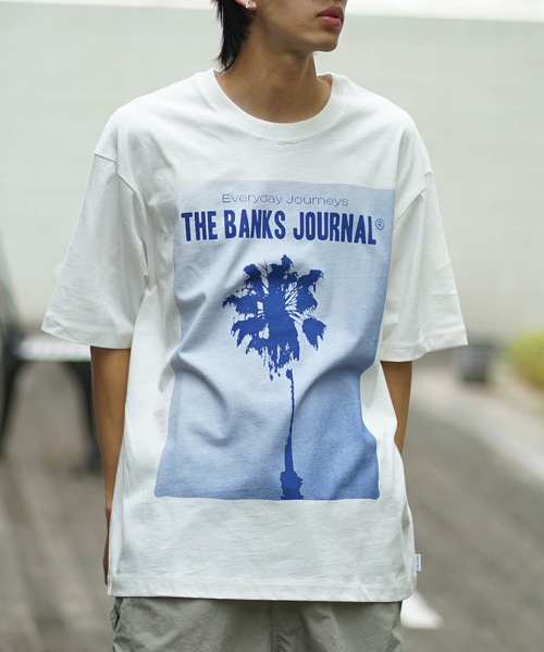 「BANKS」 半袖Tシャツ SMALL ブルー メンズ_画像6