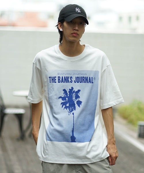 「BANKS」 半袖Tシャツ SMALL ブルー メンズ_画像9