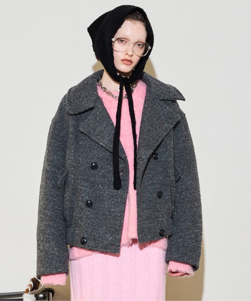 ブルゾン アウター Trench Blouson / トレンチブルゾン レディースの画像