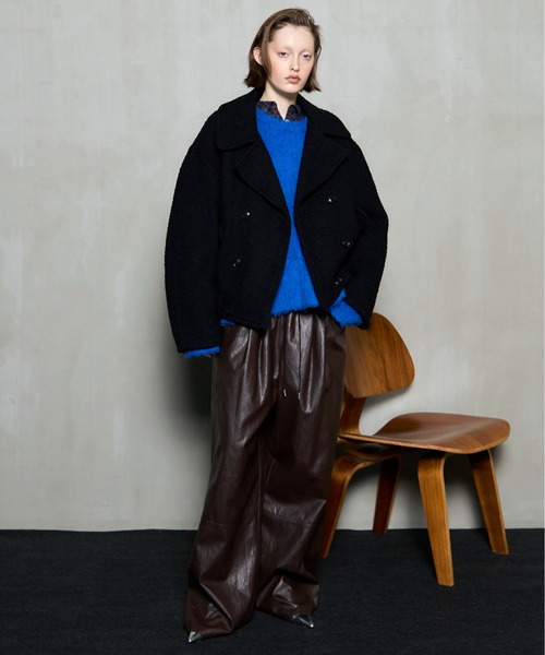 ブルゾン アウター Trench Blouson / トレンチブルゾン レディースの画像