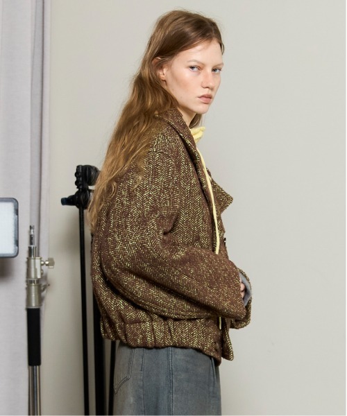 ブルゾン アウター Trench Blouson / トレンチブルゾン レディースの画像