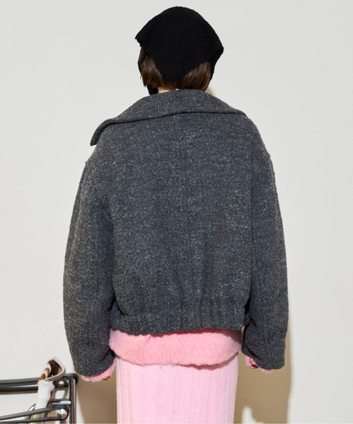 ブルゾン アウター Trench Blouson / トレンチブルゾン レディースの画像