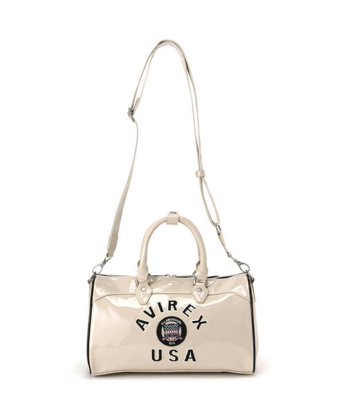 AVIREX（アヴィレックス） ボストンバッグ 「WEB＆DEPOT限定」ENAMEL